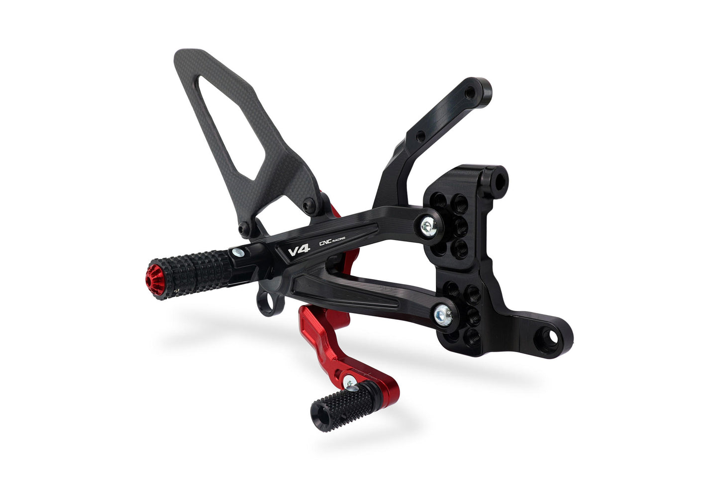 CNC Racing | Adjustable Rear set RPS "Carbon" | Ducati Panigale V4/S/R (18-23)