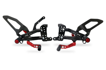 CNC Racing | Adjustable Rear set RPS "Carbon" | Ducati Streetfighter V4/S (20-23)