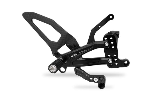 CNC Racing | Adjustable Rear set RPS "Carbon" | Ducati Streetfighter V4/S (20-23)