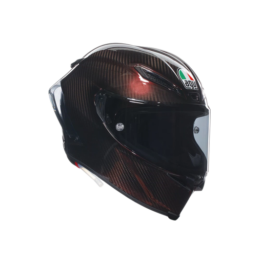 AGV | Pista GP RR | Mono Red/Carbon | Full Face Helmet E2206 DOT