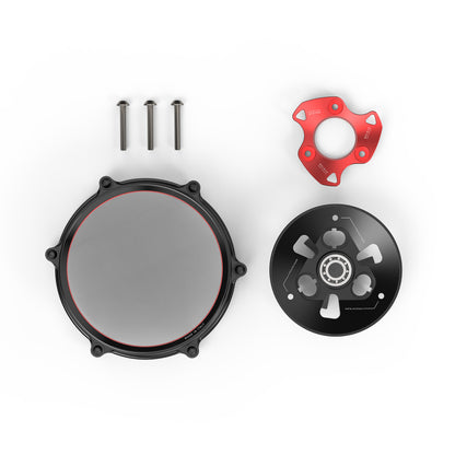 Rizoma | Clear Clutch Cover Kit | Ducati V4 - (18-24)